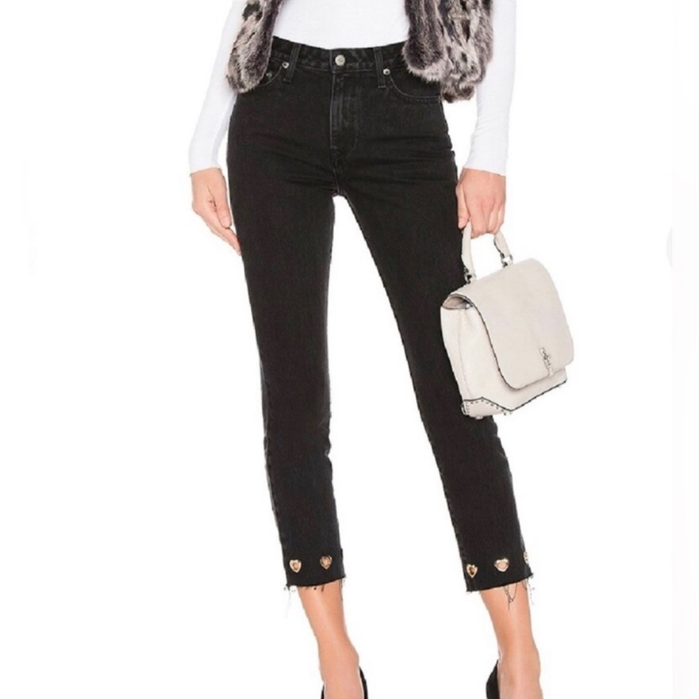 Lover and friends crop black jeans size 24